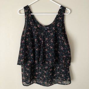 Forever 21 floral tank top
